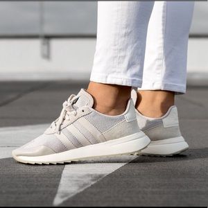 Adidas Flb Flashback Runner Pearl Grey/White Sz 8